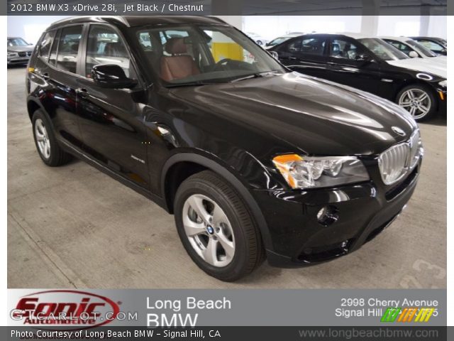 2012 BMW X3 xDrive 28i in Jet Black