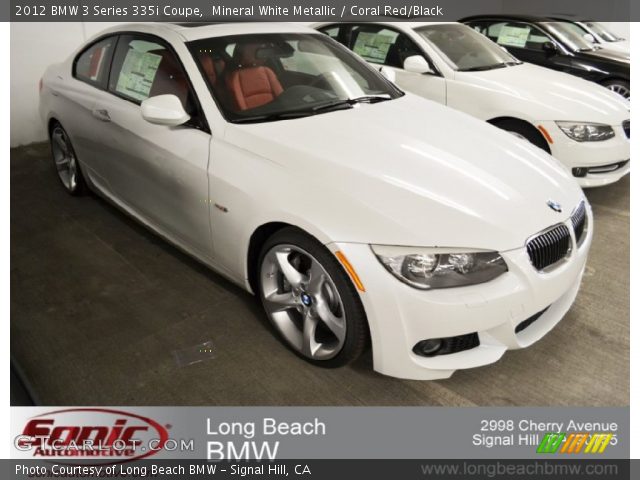 2012 BMW 3 Series 335i Coupe in Mineral White Metallic