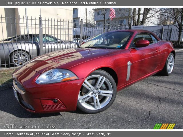 2008 Jaguar XK XKR Convertible in Radiance Red Metallic