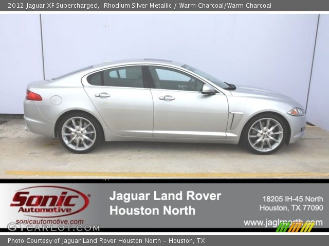 2012 Jaguar XF Supercharged in Rhodium Silver Metallic