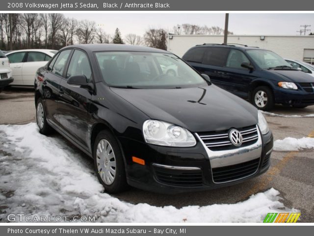 2008 Volkswagen Jetta S Sedan in Black