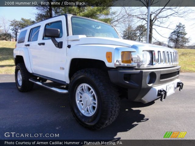 2008 Hummer H3  in Birch White