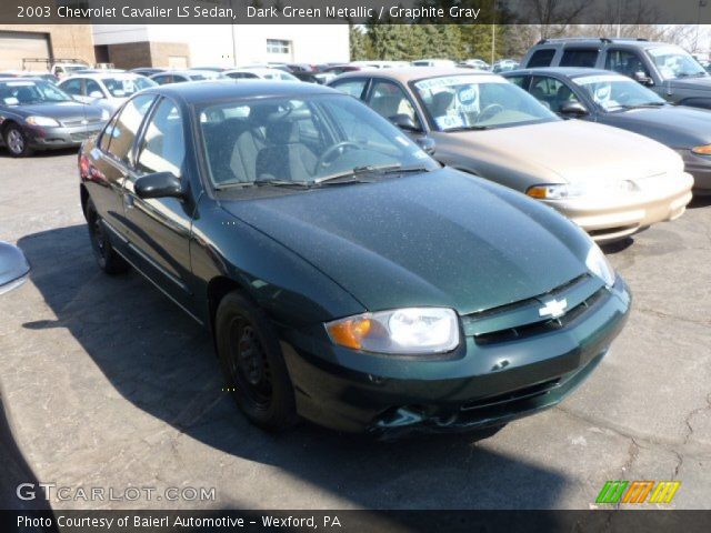 2003 Chevrolet Cavalier LS Sedan in Dark Green Metallic