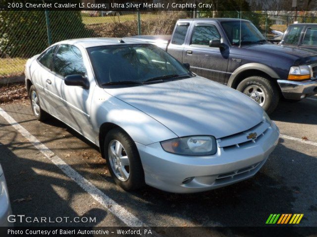 2003 Chevrolet Cavalier LS Coupe in Ultra Silver Metallic