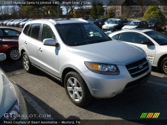 2007 Hyundai Santa Fe Limited 4WD in Bright Silver