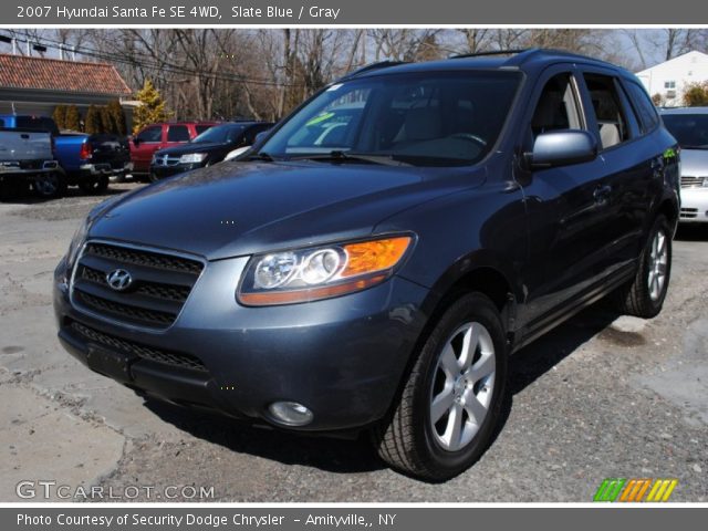 2007 Hyundai Santa Fe SE 4WD in Slate Blue