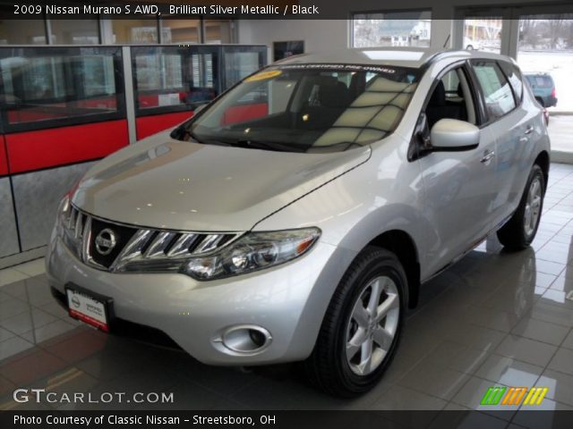 2009 Nissan Murano S AWD in Brilliant Silver Metallic