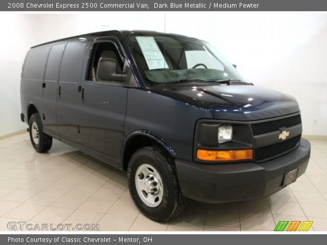 2008 Chevrolet Express 2500 Commercial Van in Dark Blue Metallic