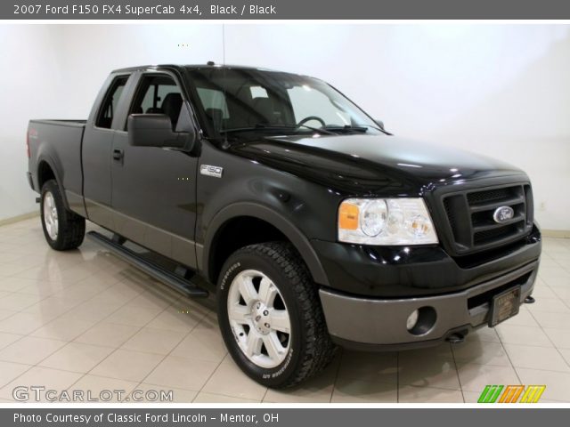 2007 Ford F150 FX4 SuperCab 4x4 in Black