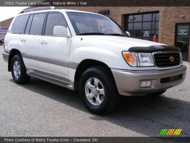 2001 Toyota Land Cruiser  in Natural White