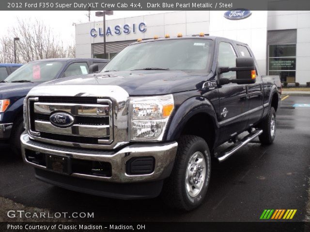 2012 Ford F350 Super Duty XLT Crew Cab 4x4 in Dark Blue Pearl Metallic