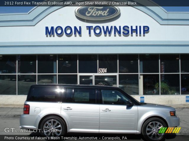 2012 Ford Flex Titanium EcoBoost AWD in Ingot Silver Metallic