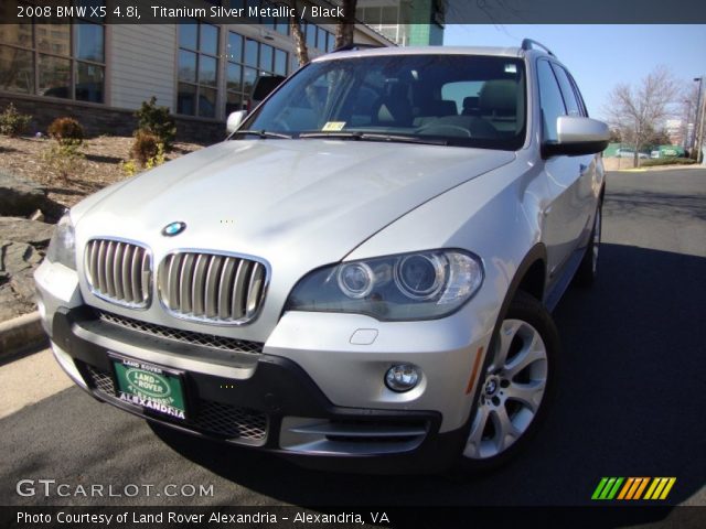 2008 BMW X5 4.8i in Titanium Silver Metallic