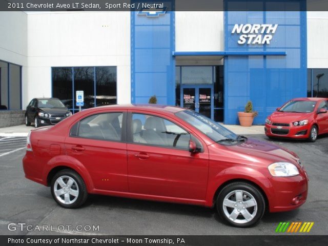 2011 Chevrolet Aveo LT Sedan in Sport Red