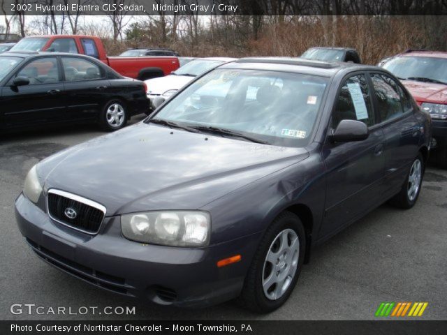 2002 Hyundai Elantra GLS Sedan in Midnight Gray