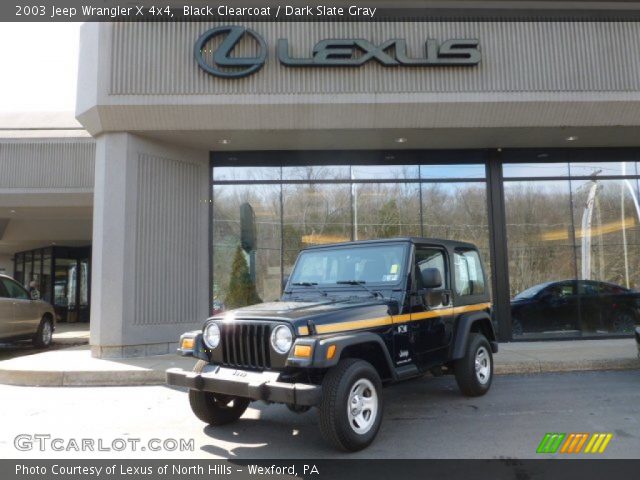 2003 Jeep Wrangler X 4x4 in Black Clearcoat