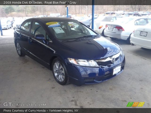 2009 Honda Civic EX Sedan in Royal Blue Pearl