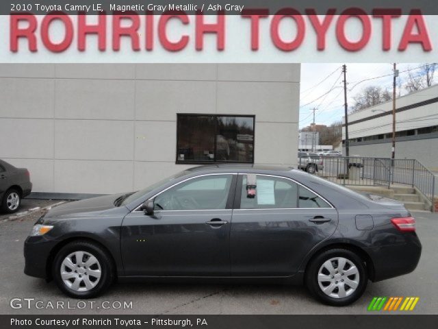 2010 Toyota Camry LE in Magnetic Gray Metallic