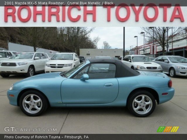 2001 Mazda MX-5 Miata Roadster in Crystal Blue Metallic