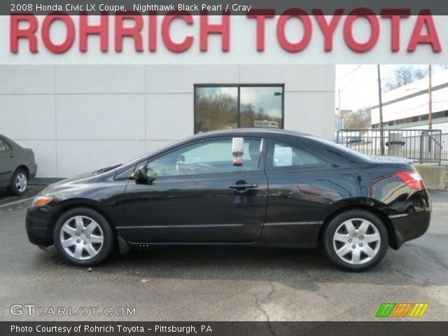 2008 Honda Civic LX Coupe in Nighthawk Black Pearl