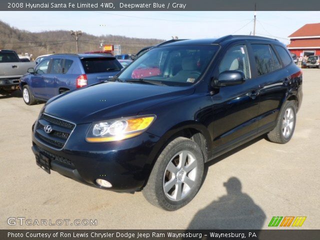 2008 Hyundai Santa Fe Limited 4WD in Deepwater Blue
