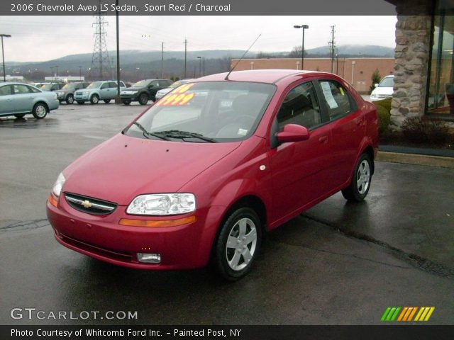 2006 Chevrolet Aveo LS Sedan in Sport Red