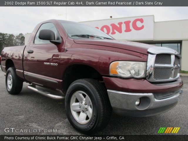 2002 Dodge Ram 1500 SLT Regular Cab 4x4 in Dark Garnet Red Pearlcoat