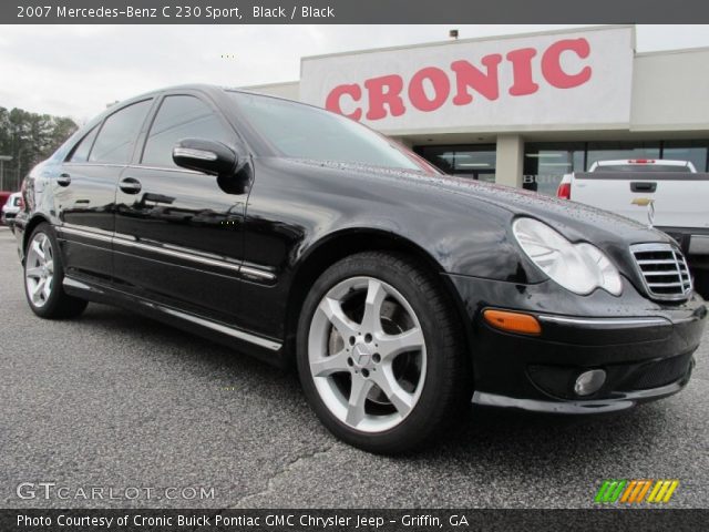 2007 Mercedes-Benz C 230 Sport in Black