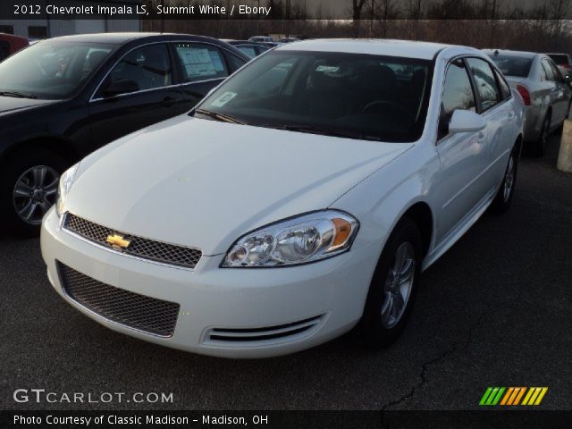 2012 Chevrolet Impala LS in Summit White