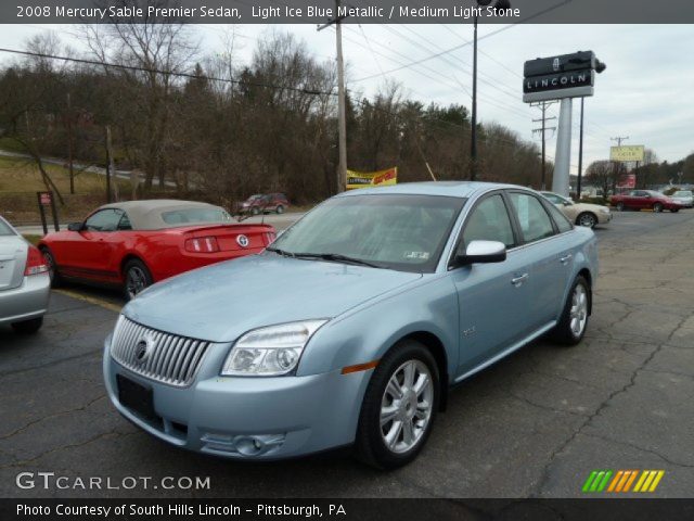 2008 Mercury Sable Premier Sedan in Light Ice Blue Metallic