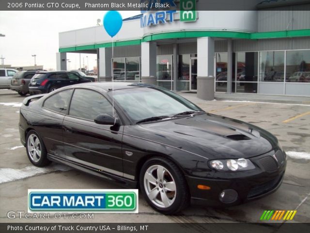 2006 Pontiac GTO Coupe in Phantom Black Metallic