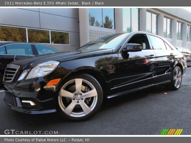 2011 Mercedes-Benz E 350 4Matic Sedan in Black