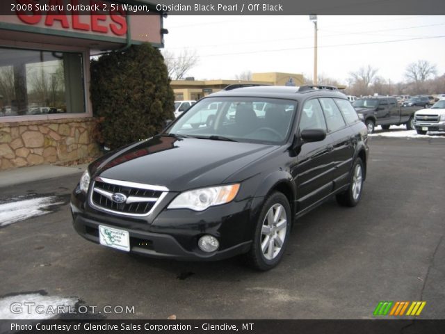 2008 Subaru Outback 2.5i Wagon in Obsidian Black Pearl