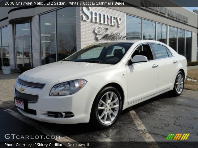 2008 Chevrolet Malibu LTZ Sedan in White