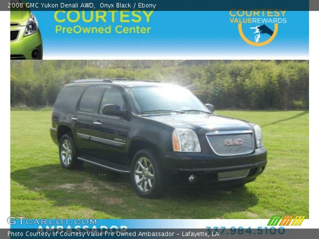 2008 GMC Yukon Denali AWD in Onyx Black