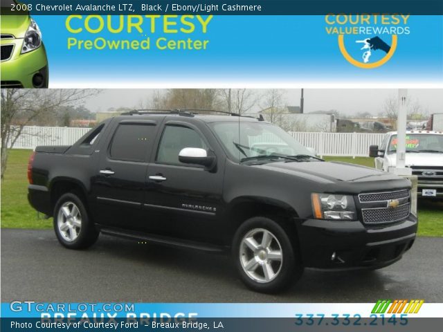 2008 Chevrolet Avalanche LTZ in Black