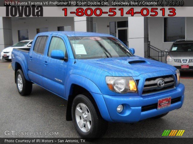 2010 Toyota Tacoma V6 PreRunner TRD Sport Double Cab in Speedway Blue