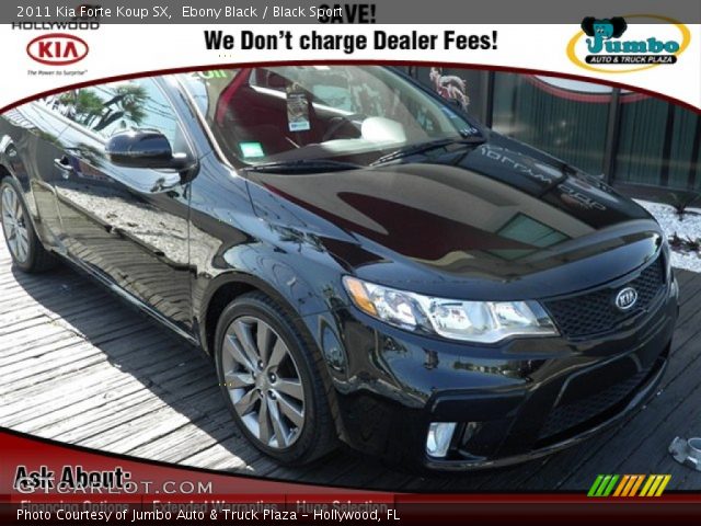 2011 Kia Forte Koup SX in Ebony Black