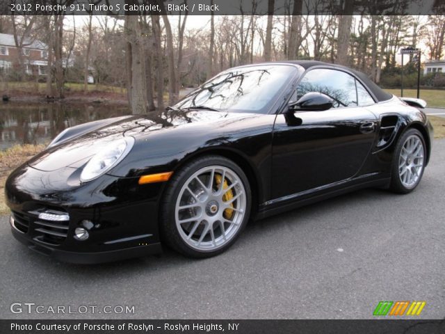 2012 Porsche 911 Turbo S Cabriolet in Black