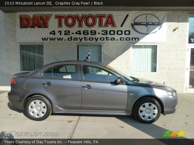 2010 Mitsubishi Lancer DE in Graphite Gray Pearl