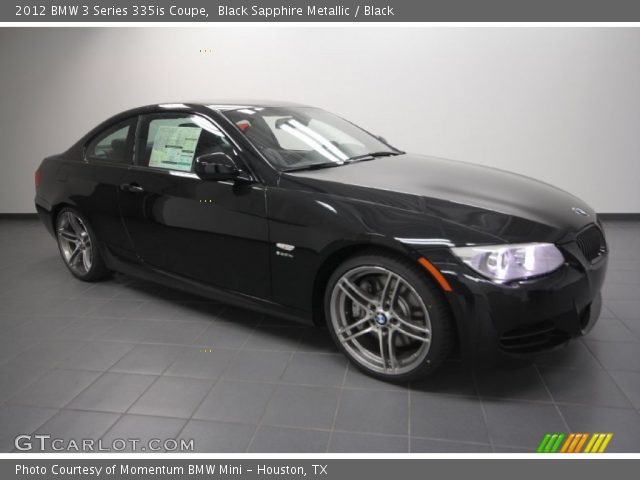 2012 BMW 3 Series 335is Coupe in Black Sapphire Metallic