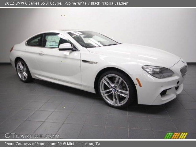 2012 BMW 6 Series 650i Coupe in Alpine White