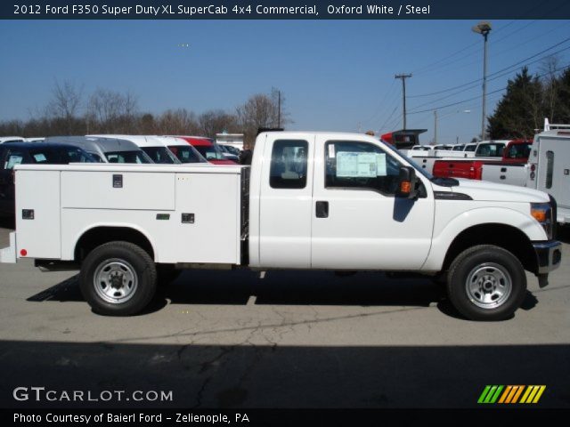 2012 Ford F350 Super Duty XL SuperCab 4x4 Commercial in Oxford White