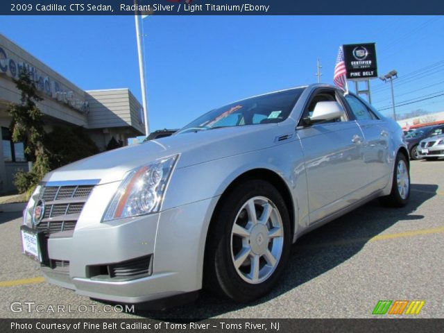 2009 Cadillac CTS Sedan in Radiant Silver
