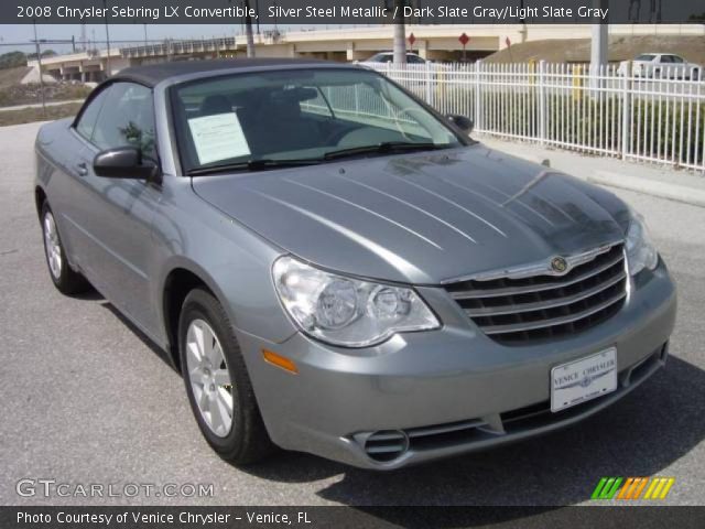 2008 Chrysler Sebring LX Convertible in Silver Steel Metallic