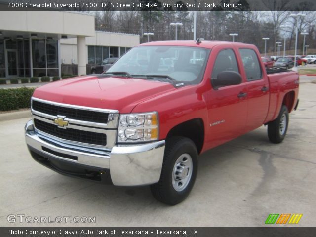 2008 Chevrolet Silverado 2500HD LS Crew Cab 4x4 in Victory Red