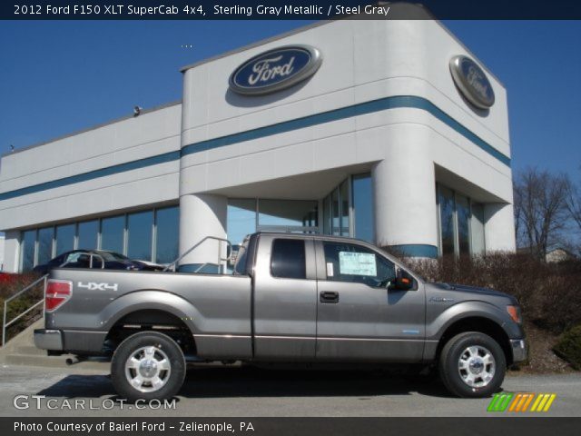 2012 Ford F150 XLT SuperCab 4x4 in Sterling Gray Metallic