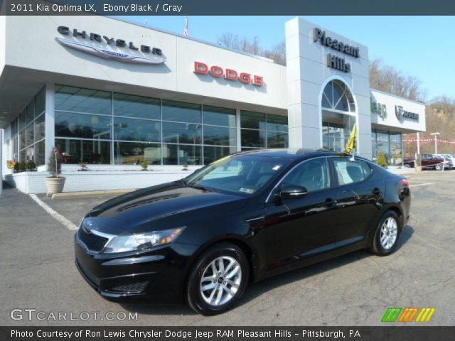2011 Kia Optima LX in Ebony Black