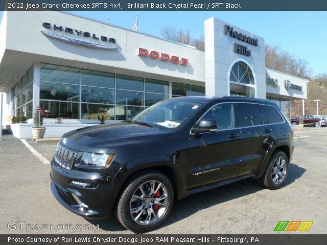 2012 Jeep Grand Cherokee SRT8 4x4 in Brilliant Black Crystal Pearl
