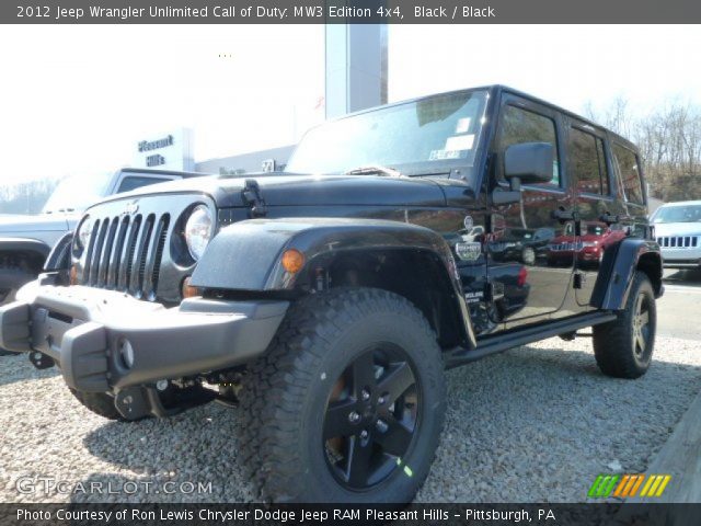 2012 Jeep Wrangler Unlimited Call of Duty: MW3 Edition 4x4 in Black
